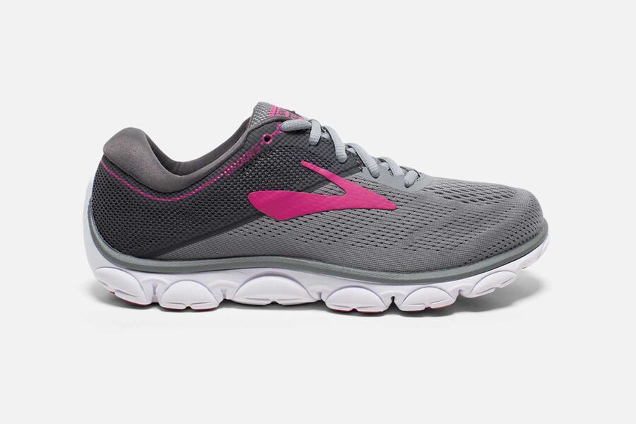 Brooks Damen Anthem Laufschuhe Grau/Rosa Sale 395-613285